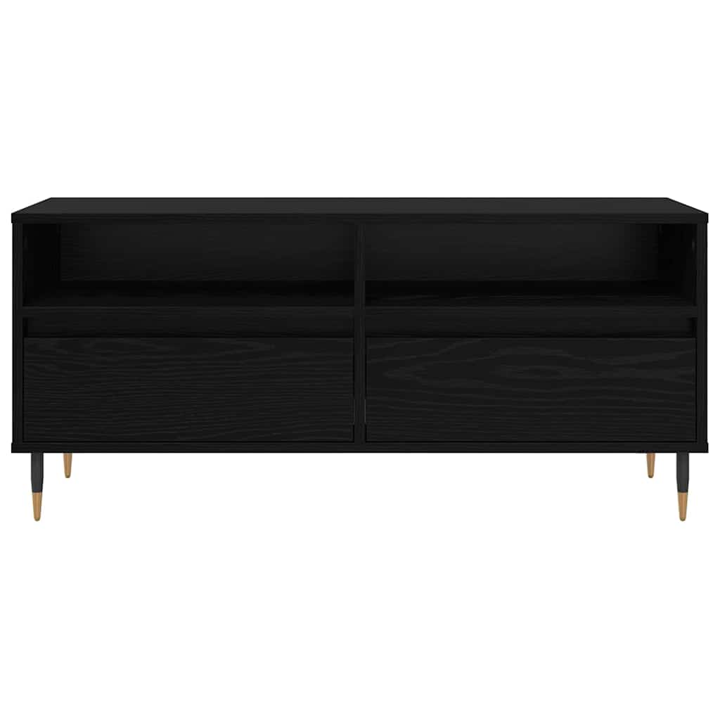 Meuble TV avec tiroir Chêne noir 100 x 34,5 x 44,5 cm - XIOS