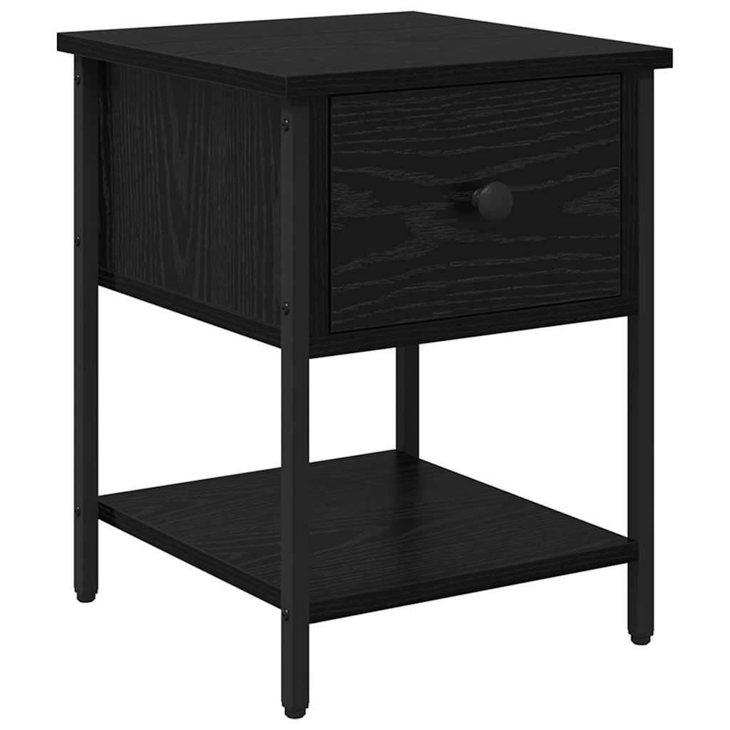 Table de chevet Chêne noir 34 x 35,5 x 45 cm Bois d'ingénierie - XIOS
