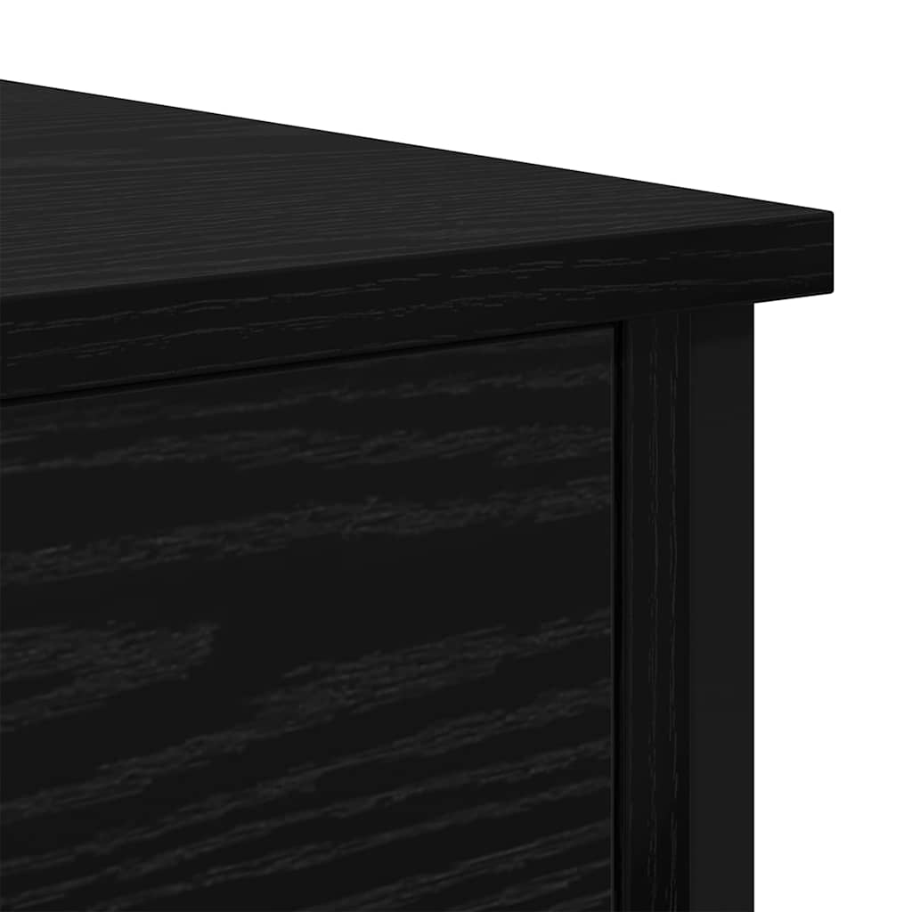 Table de chevet avec tiroir 2 pcs Chêne noir 34 x 35,5 x 45 cm - XIOS