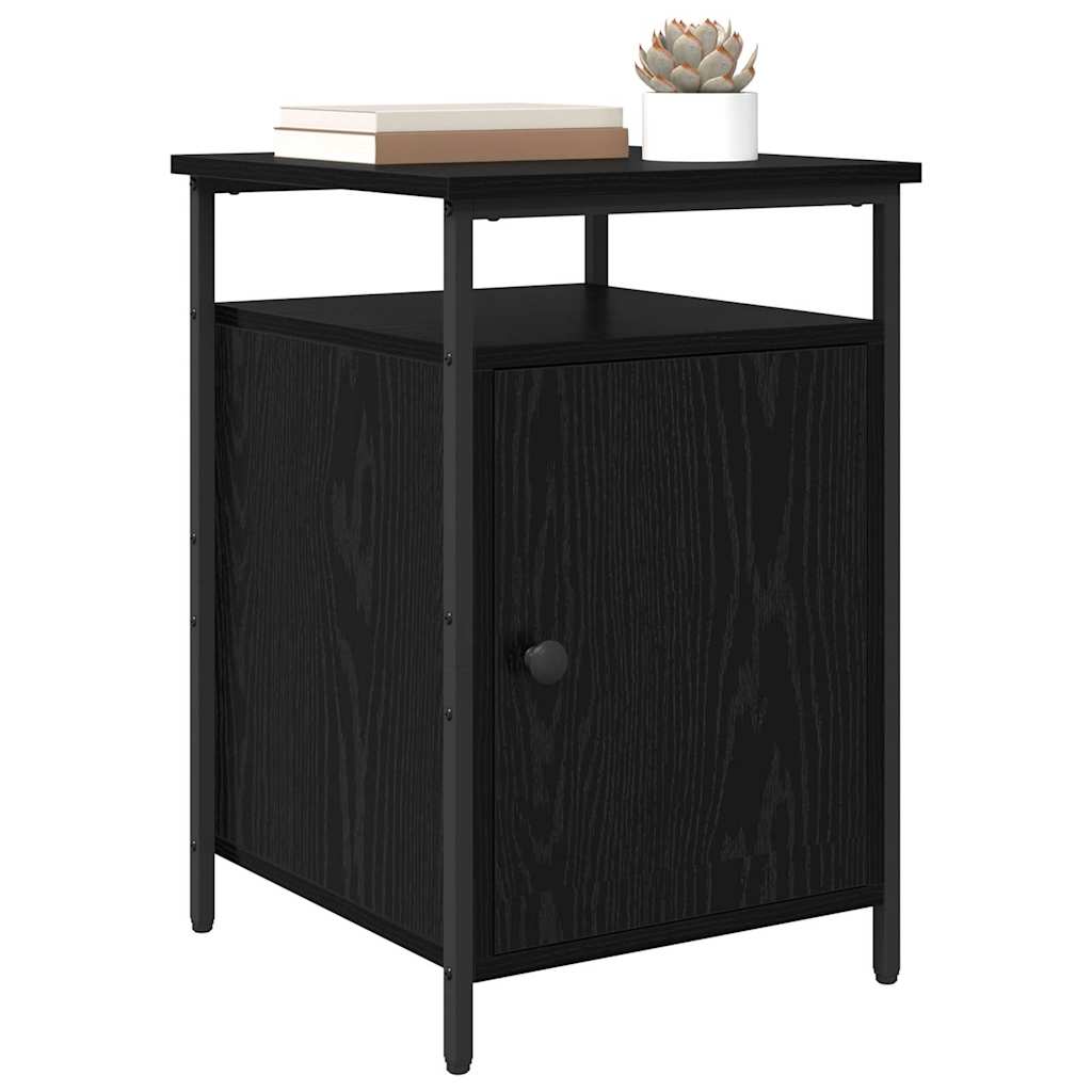 Cabinet de chevet Chêne noir 40 x 42 x 60cm Bois d'ingénierie - XIOS