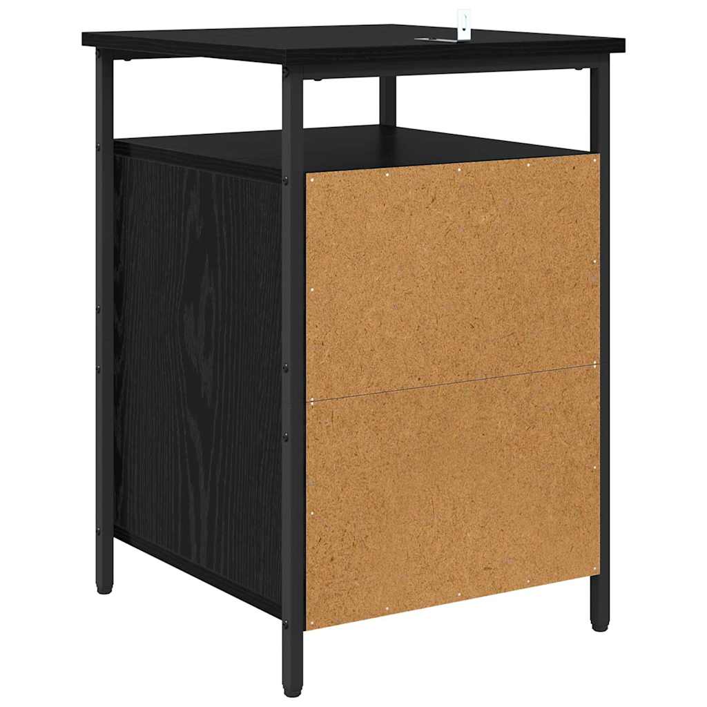 Cabinet de chevet 2 pcs Chêne noir 40 x 42 x 60cm - XIOS