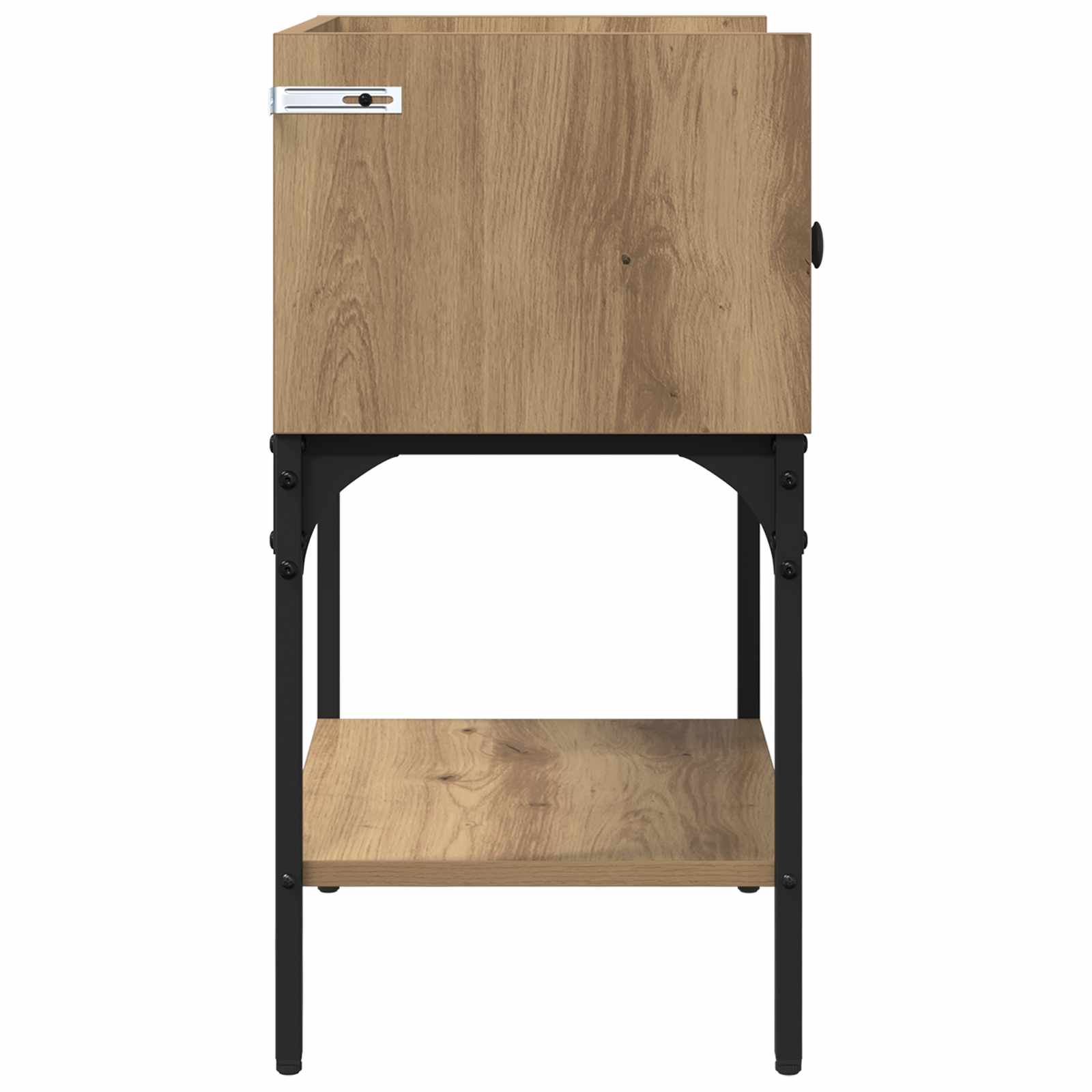 Table de chevet 2 pcs Chêne artisanal 40 x 29 x 60 cm - XIOS