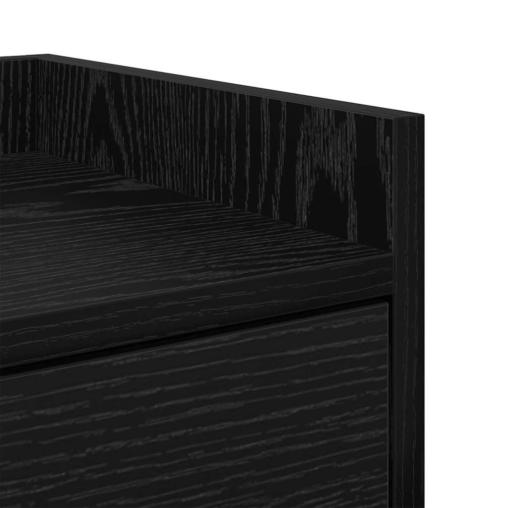 Table de chevet Chêne noir 40 x 29 x 60 cm Bois d'ingénierie - XIOS