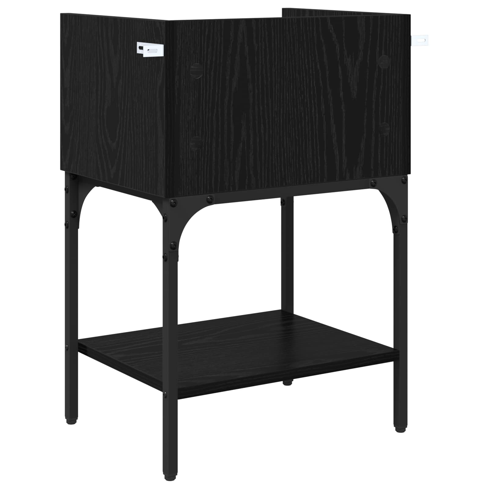 Table de chevet avec tiroir 2 pcs Chêne noir 40 x 29 x 60 cm - XIOS