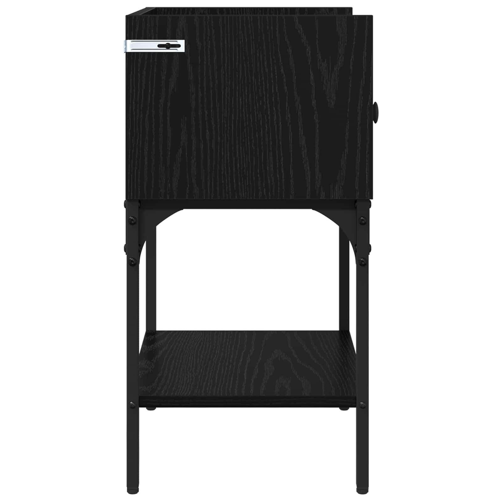Table de chevet avec tiroir 2 pcs Chêne noir 40 x 29 x 60 cm - XIOS