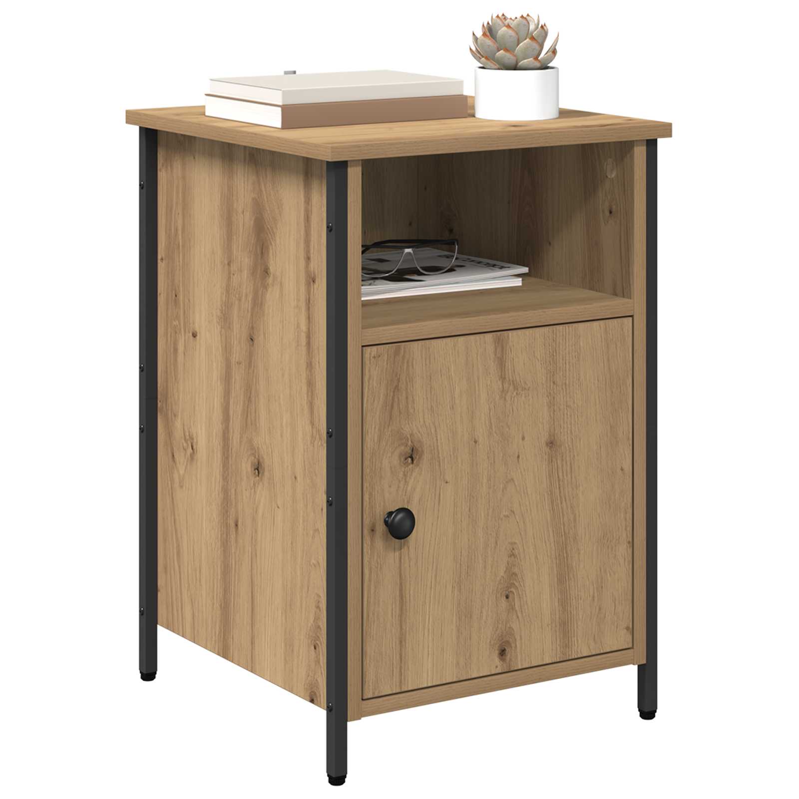 Cabinet de chevet 2 pcs Chêne artisanal 40 x 42 x 60 cm - XIOS