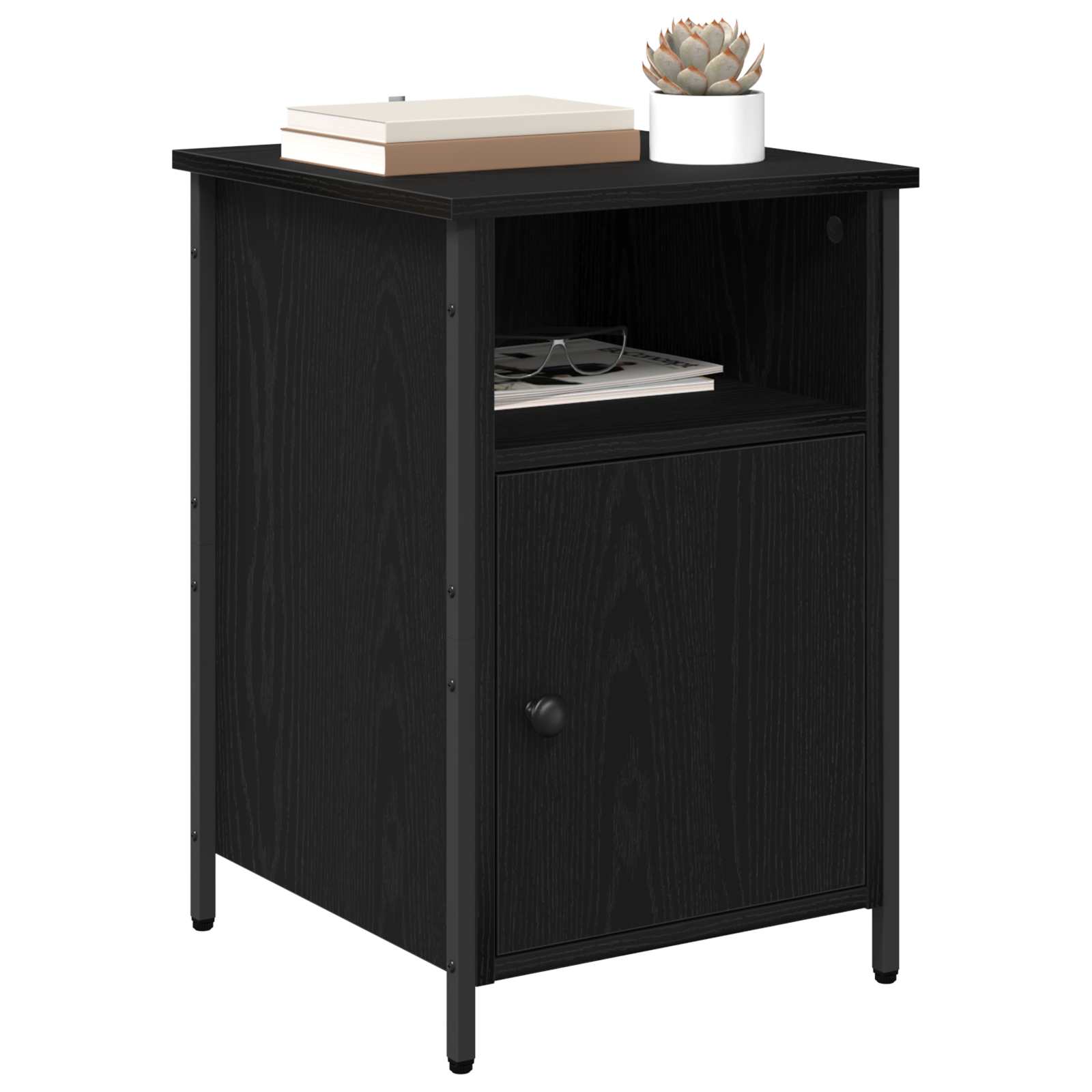 Cabinet de chevet 2 pcs Chêne noir 40 x 42 x 60 cm - XIOS