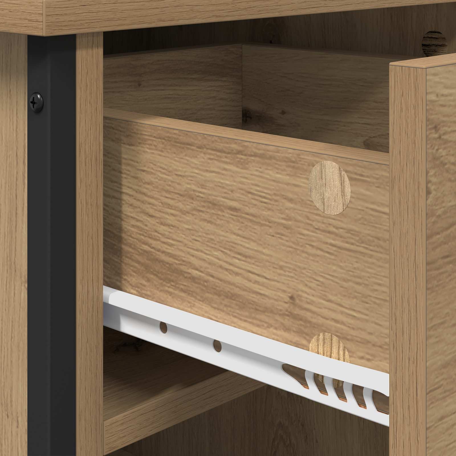 Cabinet de chevet 2 pcs Chêne artisanal 40 x 42 x 50 cm - XIOS