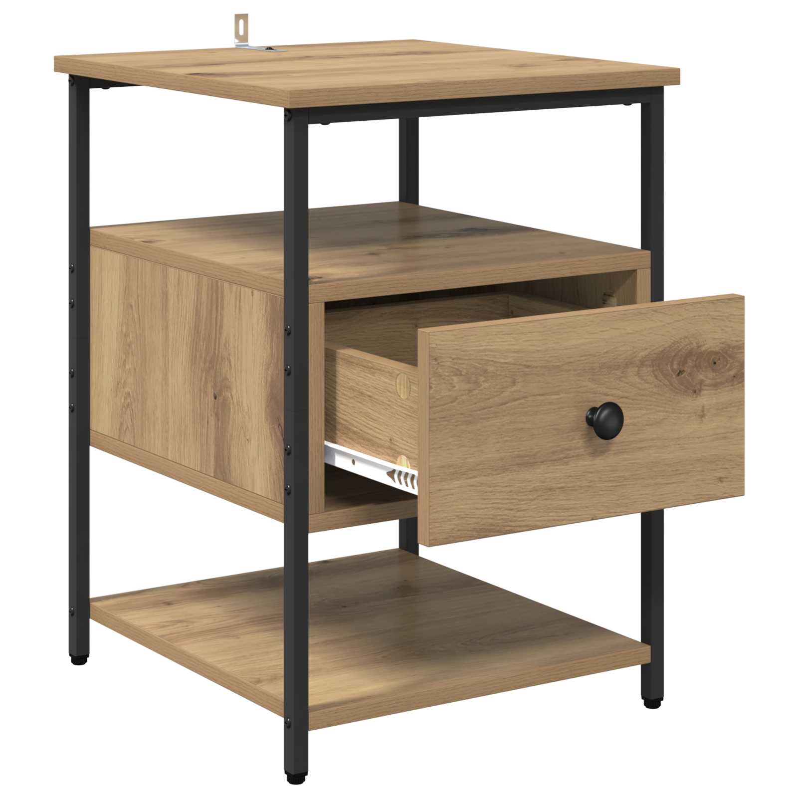Cabinet de chevet 2 pcs Chêne artisanal 40 x 42 x 56 cm - XIOS