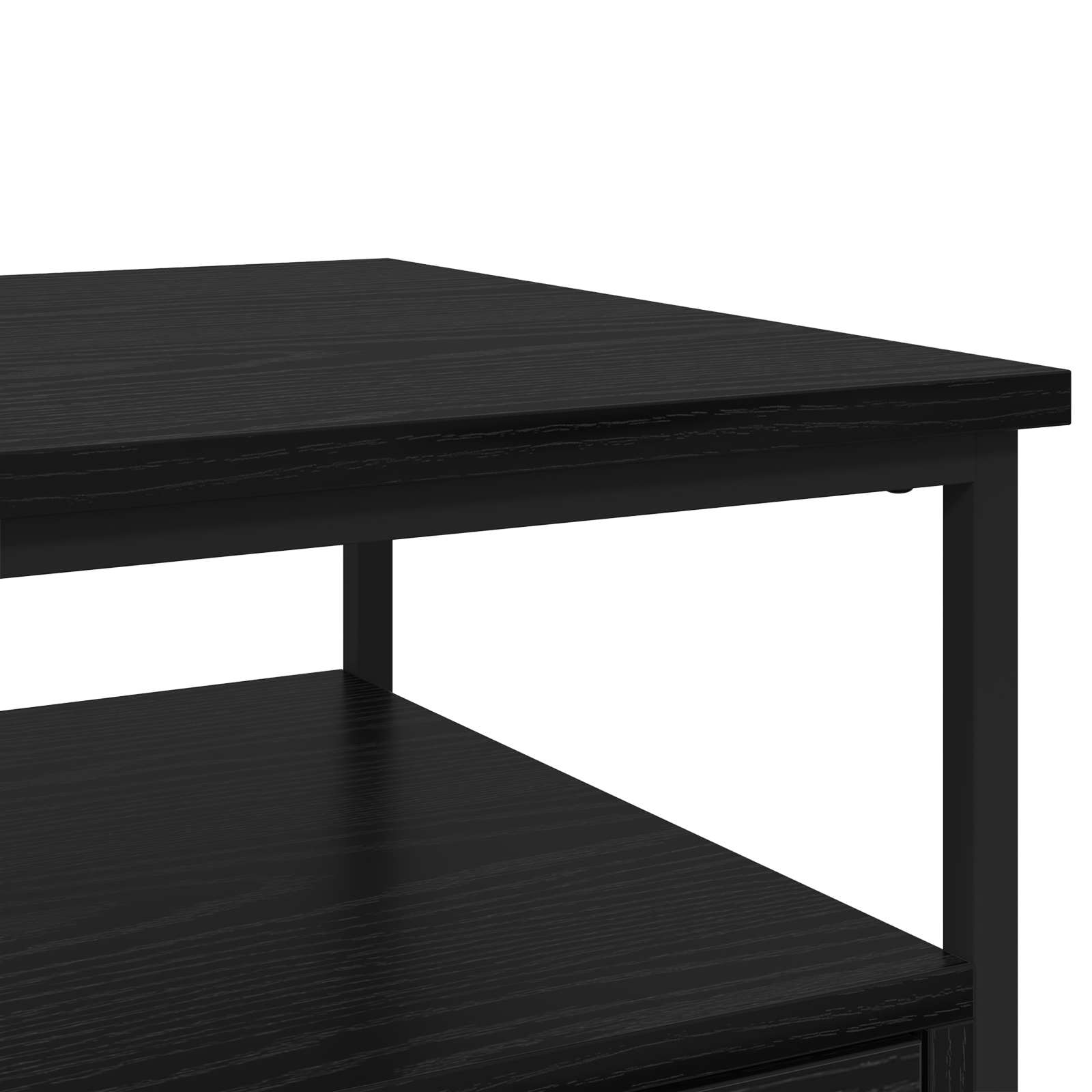 Cabinet de chevet avec tiroir 2 pcs Chêne noir 40 x 42 x 56 cm - XIOS