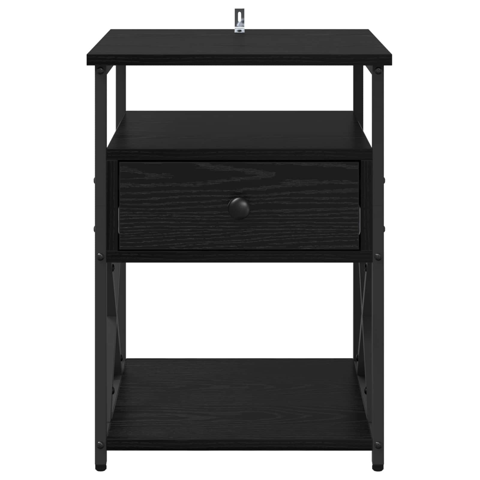 Cabinet de chevet Chêne noir 40 x 42 x 55 cm Bois d'ingénierie - XIOS