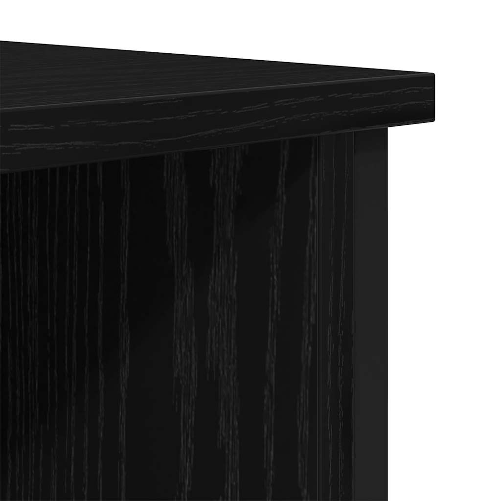 Meuble TV Chêne noir 100 x 40 x 50 cm Bois d'ingénierie - XIOS