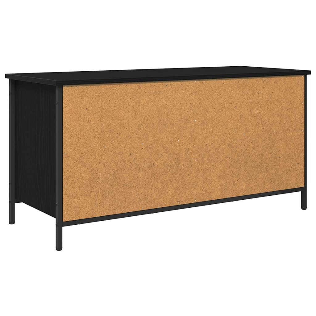 Meuble TV Chêne noir 100 x 40 x 50 cm Bois d'ingénierie - XIOS