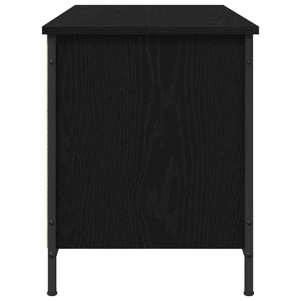 Meuble TV Chêne noir 100 x 40 x 50 cm Bois d'ingénierie - XIOS