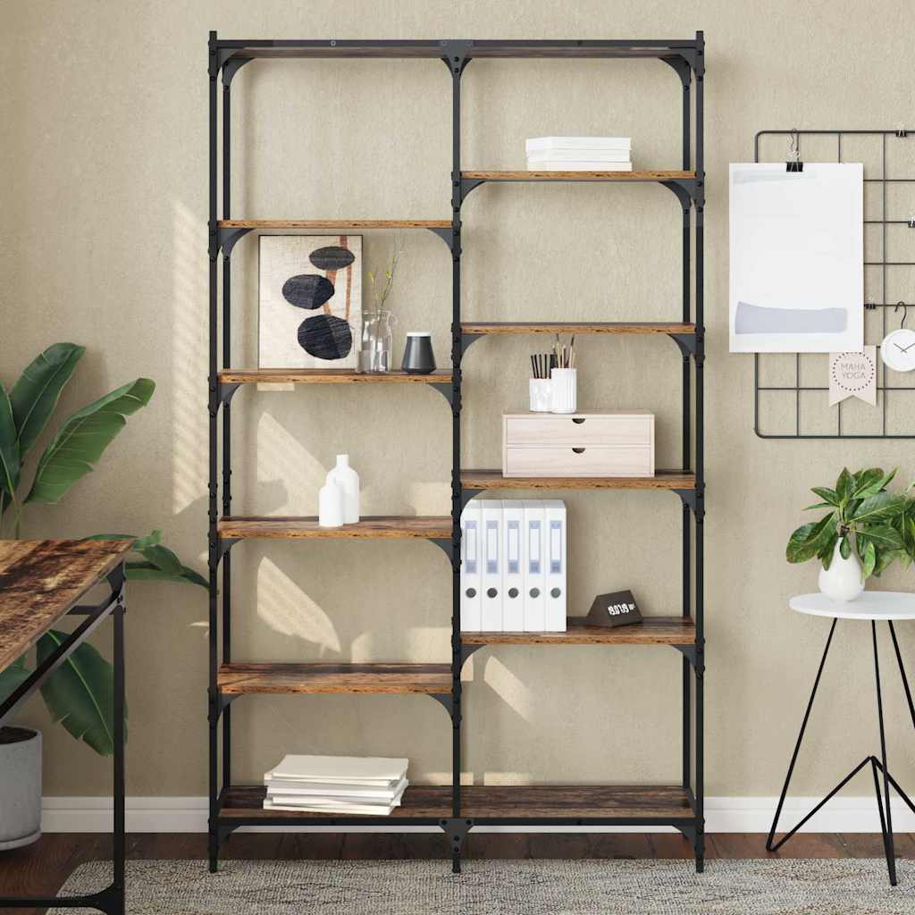 Étagère Bois ancien 100 x 32 x 170 cm Bois d'ingénierie - XIOS