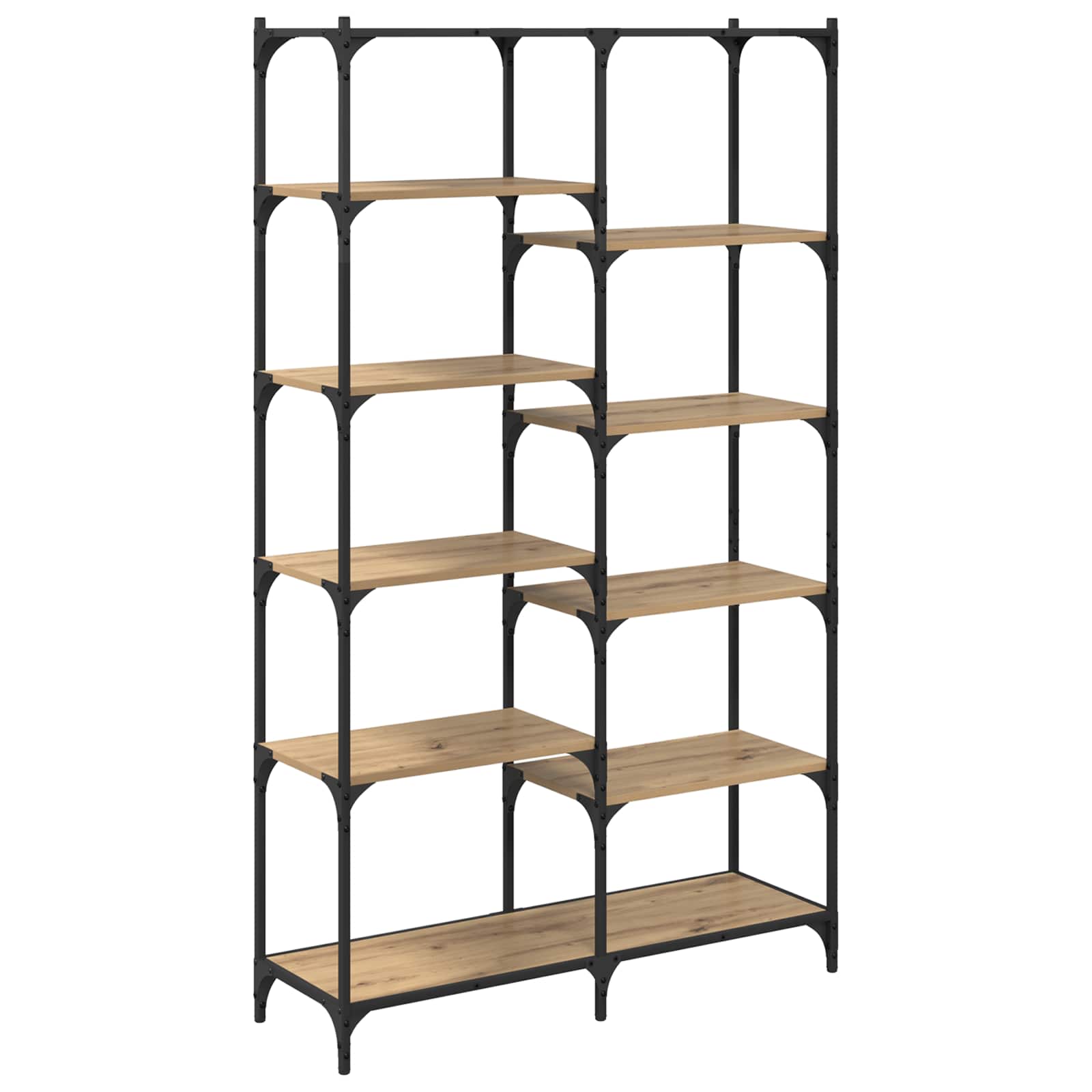 Étagère chêne artisanal 100 x 32 x 170 cm Bois d'ingénierie - XIOS
