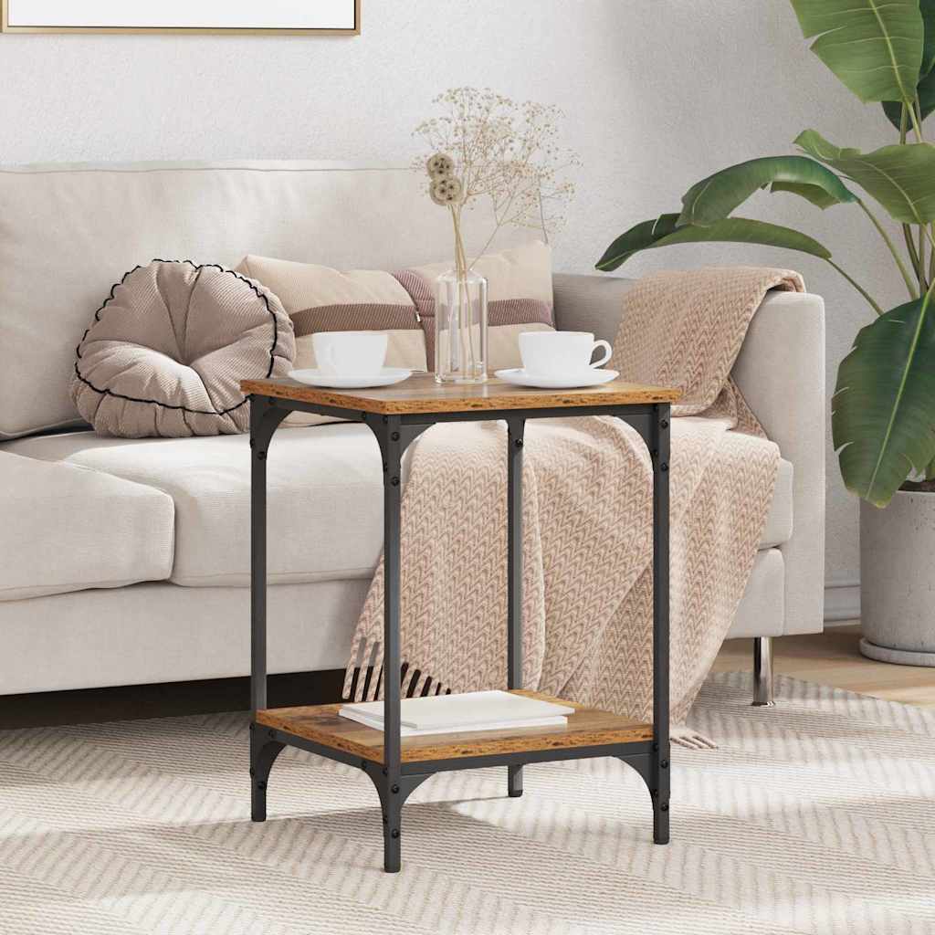 Table basse Bois Ancien 40 x 40 x 55 cm Bois d'ingénierie - XIOS