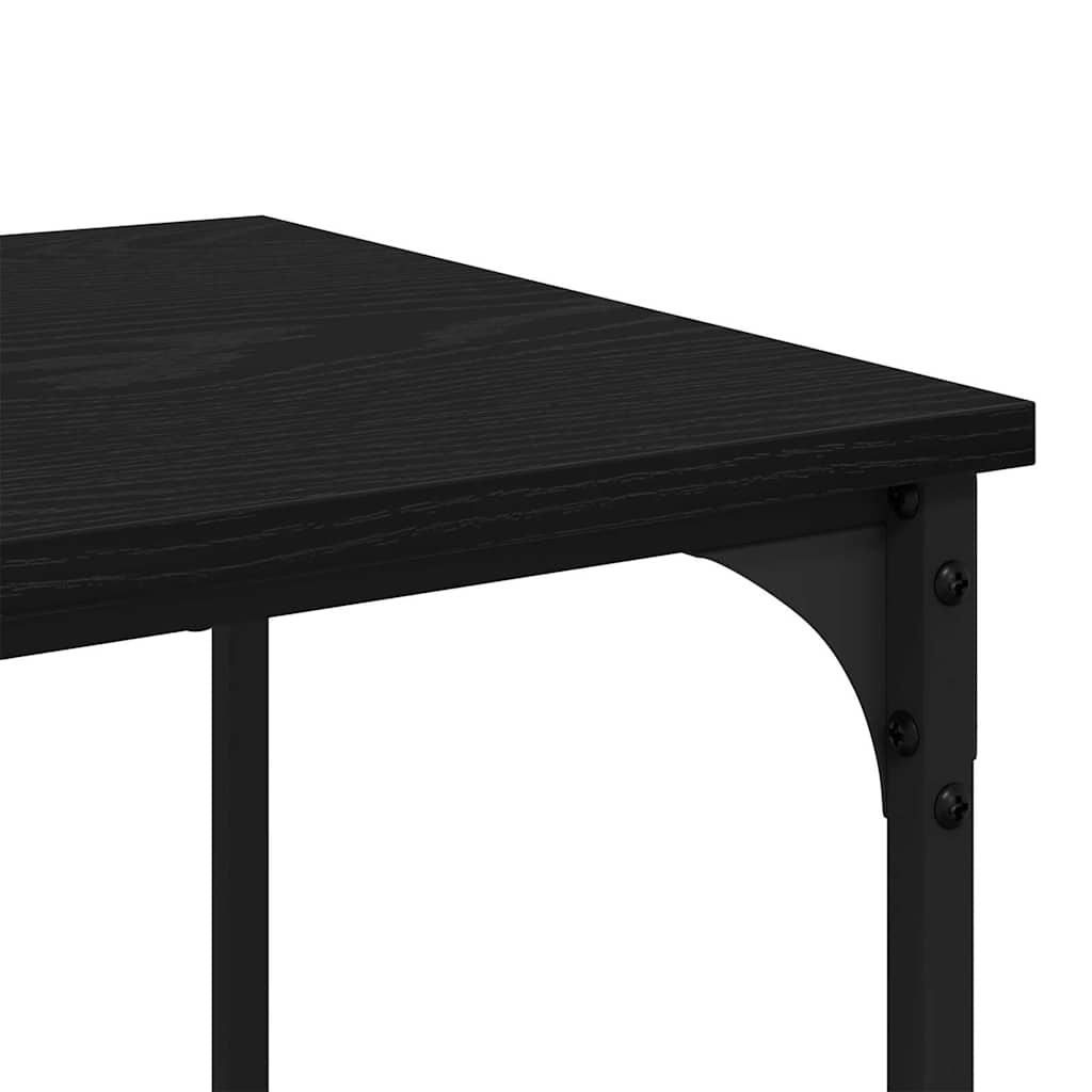 Table basse Chêne noir 40 x 40 x 55 cm Bois d'ingénierie - XIOS