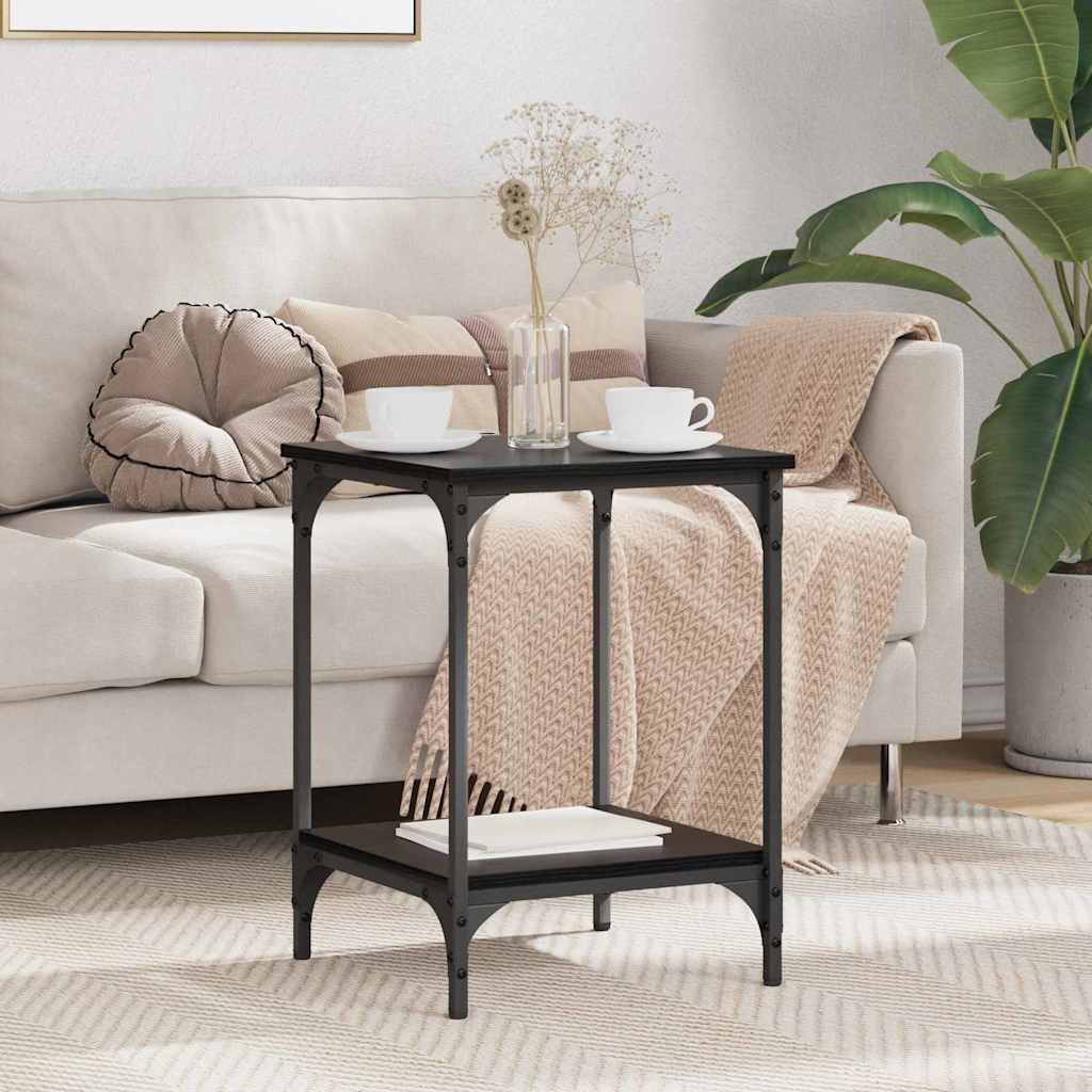 Table basse Chêne noir 40 x 40 x 55 cm Bois d'ingénierie - XIOS