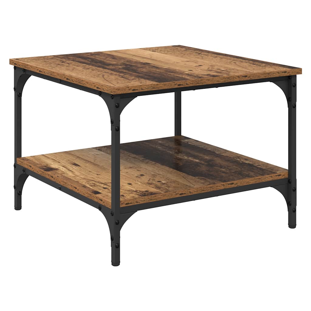 Table basse Bois Ancien 55 x 55 x 40 cm Bois d'ingénierie - XIOS