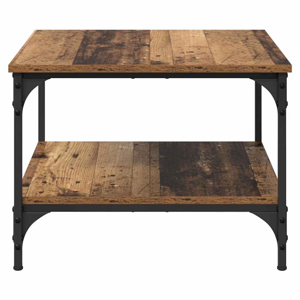 Table basse Bois Ancien 55 x 55 x 40 cm Bois d'ingénierie - XIOS