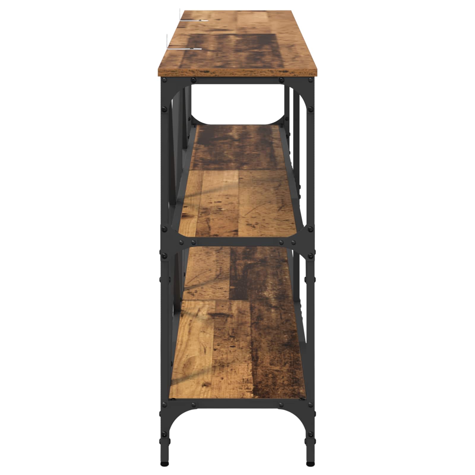 Table console Bois Ancien 160 x 30 x 75 cm Bois d'ingénierie - XIOS