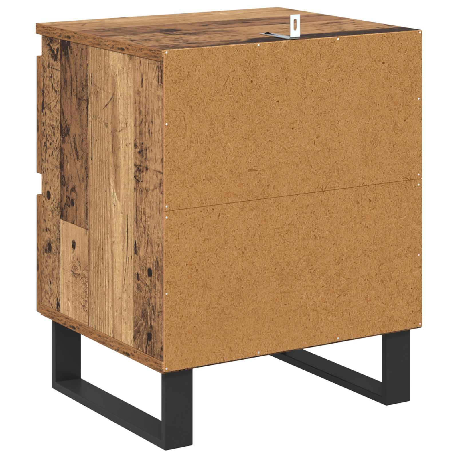 Cabinet de chevet avec tiroir 2 pcs Bois ancien 40 x 35 x 50 cm - XIOS