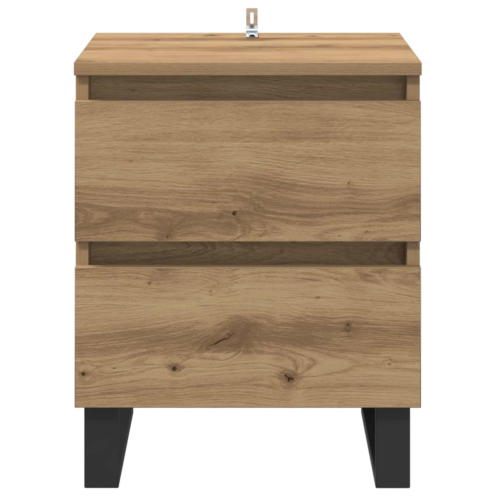 Cabinet de chevet 2 pcs Chêne artisanal 40 x 35 x 50 cm - XIOS