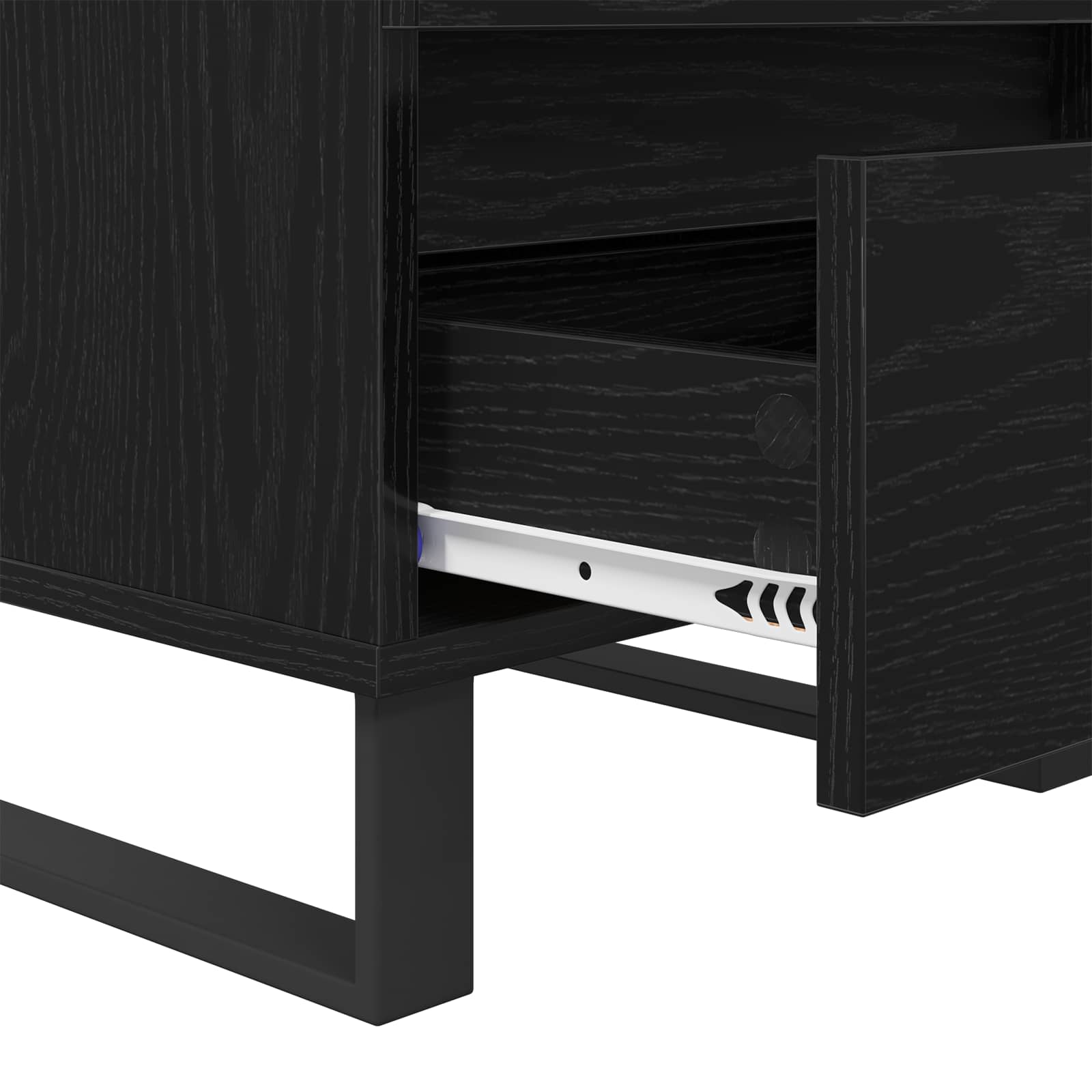 Cabinet de chevet avec tiroir 2 pcs Chêne noir 40 x 35 x 50 cm - XIOS