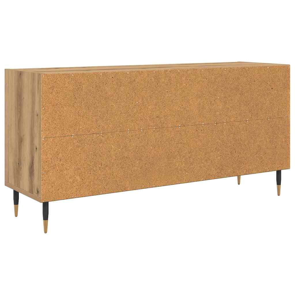 Meuble TV Chêne artisanal 103,5 x 30 x 50 cm Bois d'ingénierie - XIOS