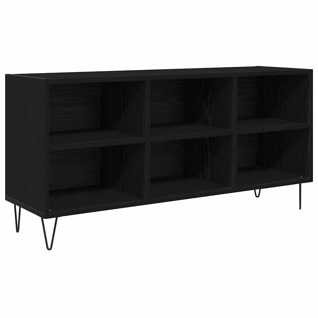 Meuble TV Chêne noir 103,5 x 30 x 50 cm Bois d'ingénierie - XIOS