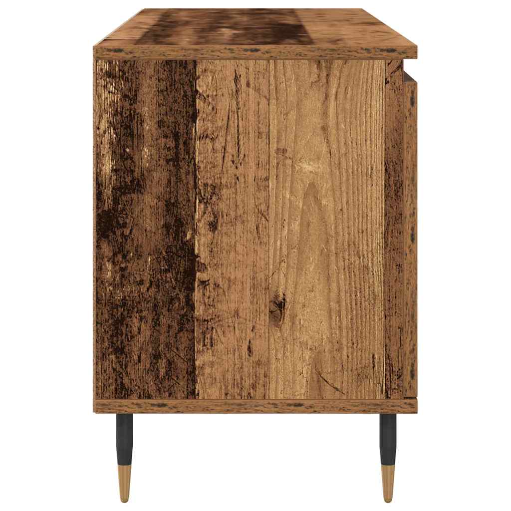 Meuble TV Bois Ancien 104 x 35 x 50 cm Bois d'ingénierie - XIOS