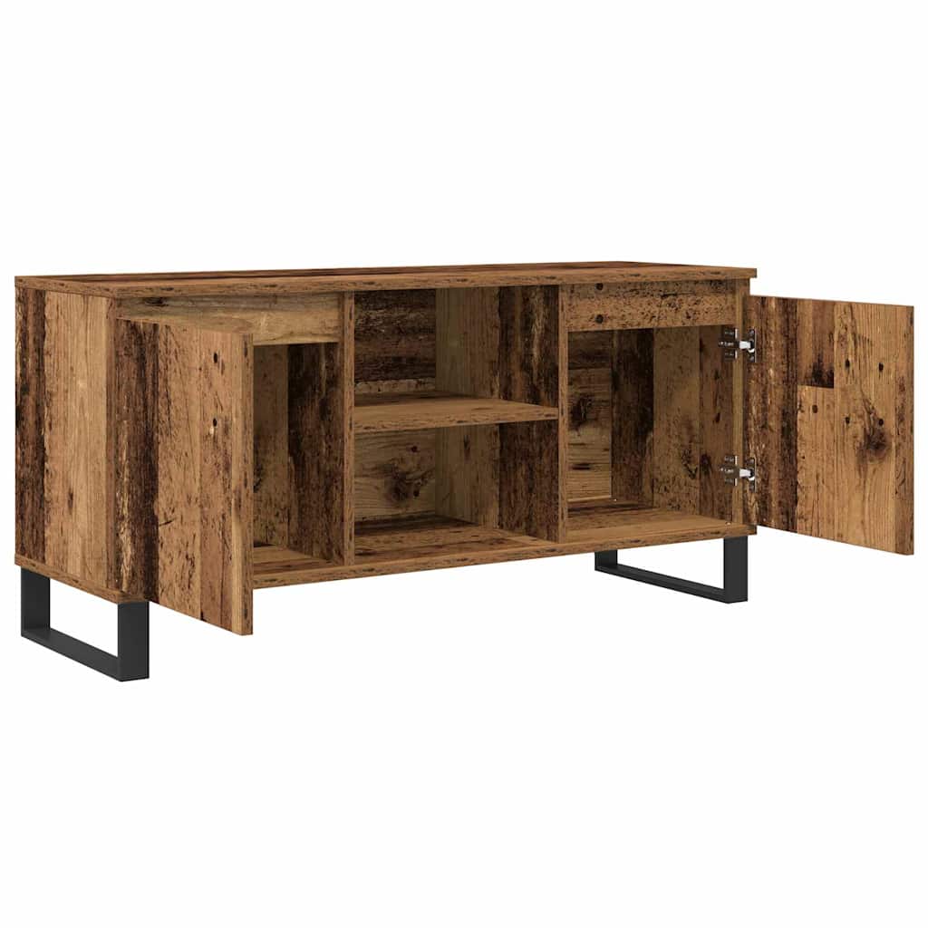 Meuble TV Bois Ancien 104 x 35 x 50 cm Bois d'ingénierie - XIOS