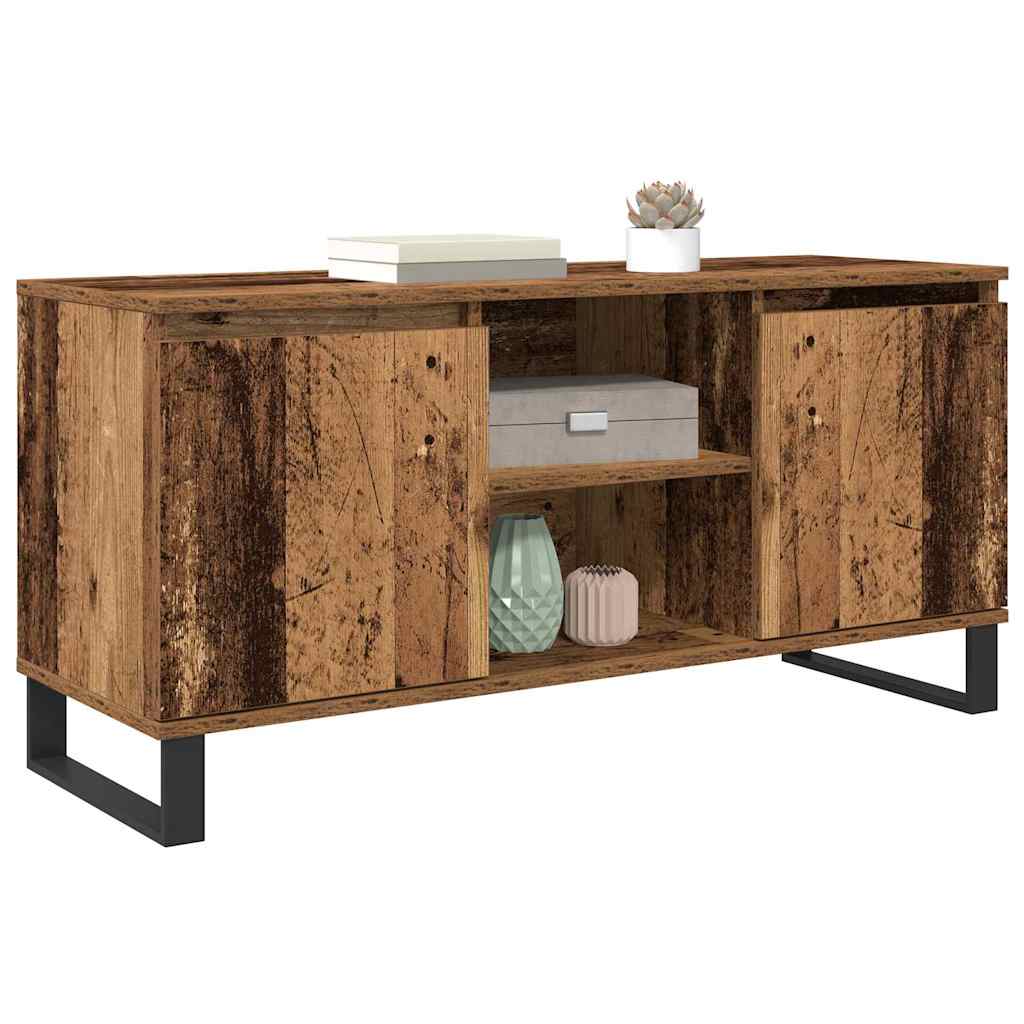 Meuble TV Bois Ancien 104 x 35 x 50 cm Bois d'ingénierie - XIOS