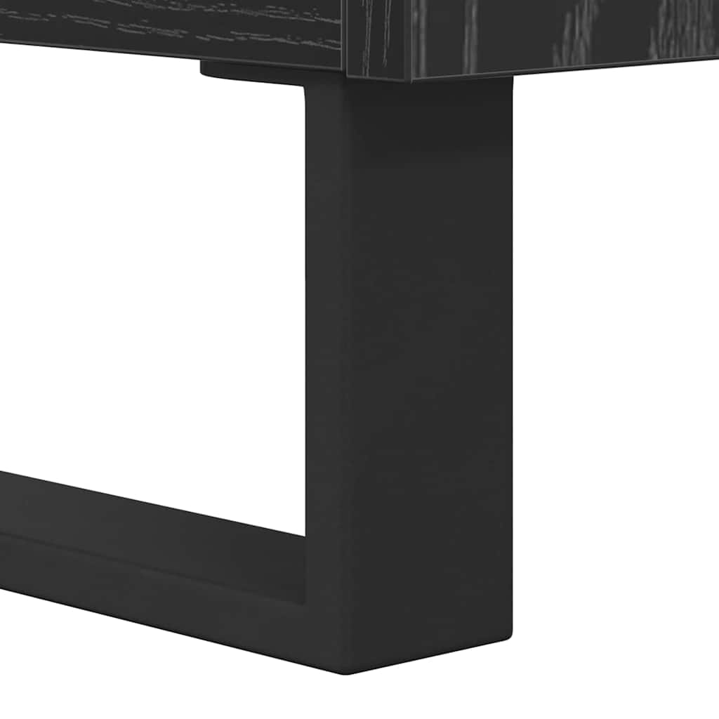 Meuble TV Chêne noir 104 x 35 x 50 cm Bois d'ingénierie - XIOS