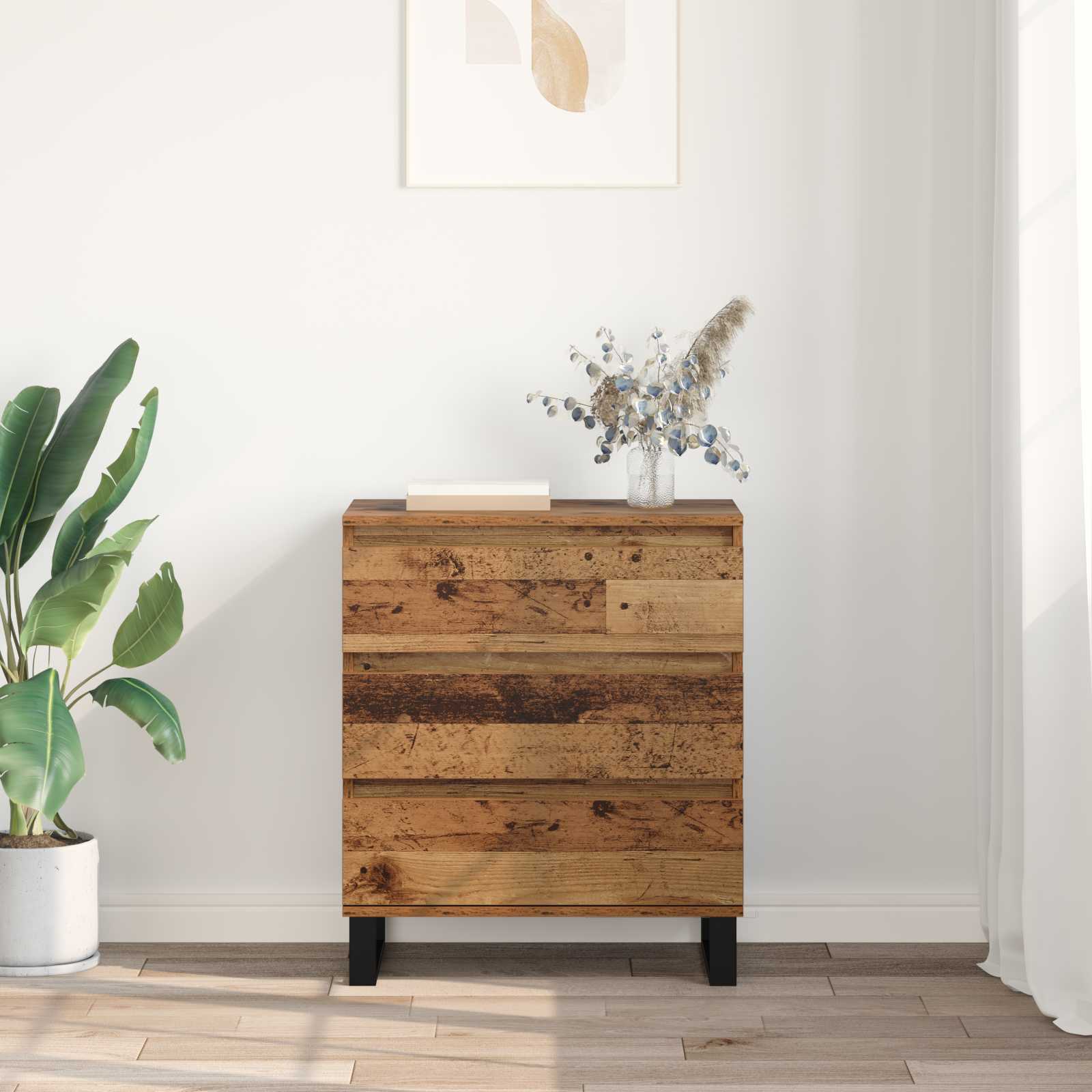 Buffet Bois Ancien 60 x 35 x 70 cm Bois d'ingénierie - XIOS