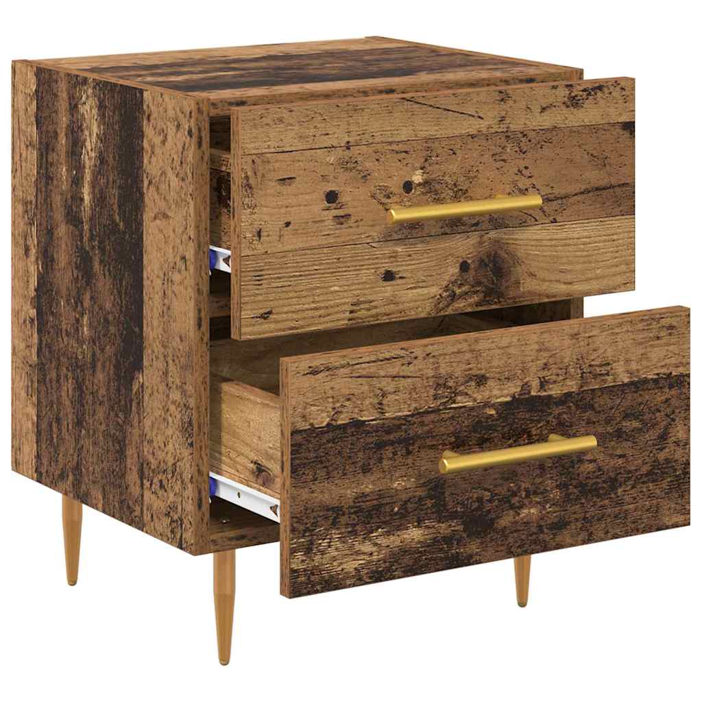 Cabinet de chevet avec tiroir Bois Ancien 40 x 35 x 47,5 cm - XIOS