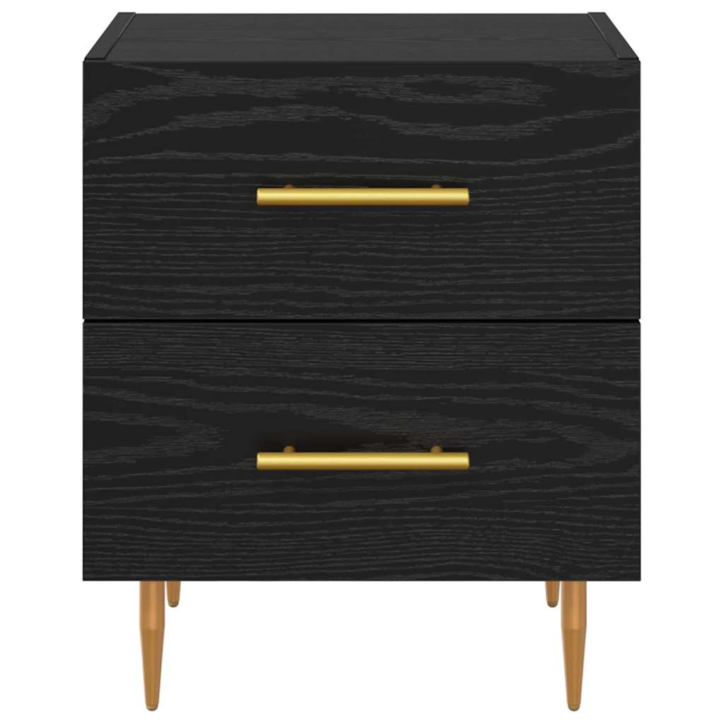 Cabinet de chevet 2 pcs Chêne noir 40 x 35 x 47,5 cm - XIOS