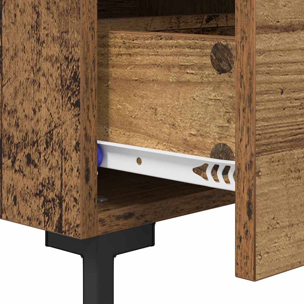 Cabinet de chevet 2 pcs Bois ancien 40 x 35 x 47,5 cm - XIOS