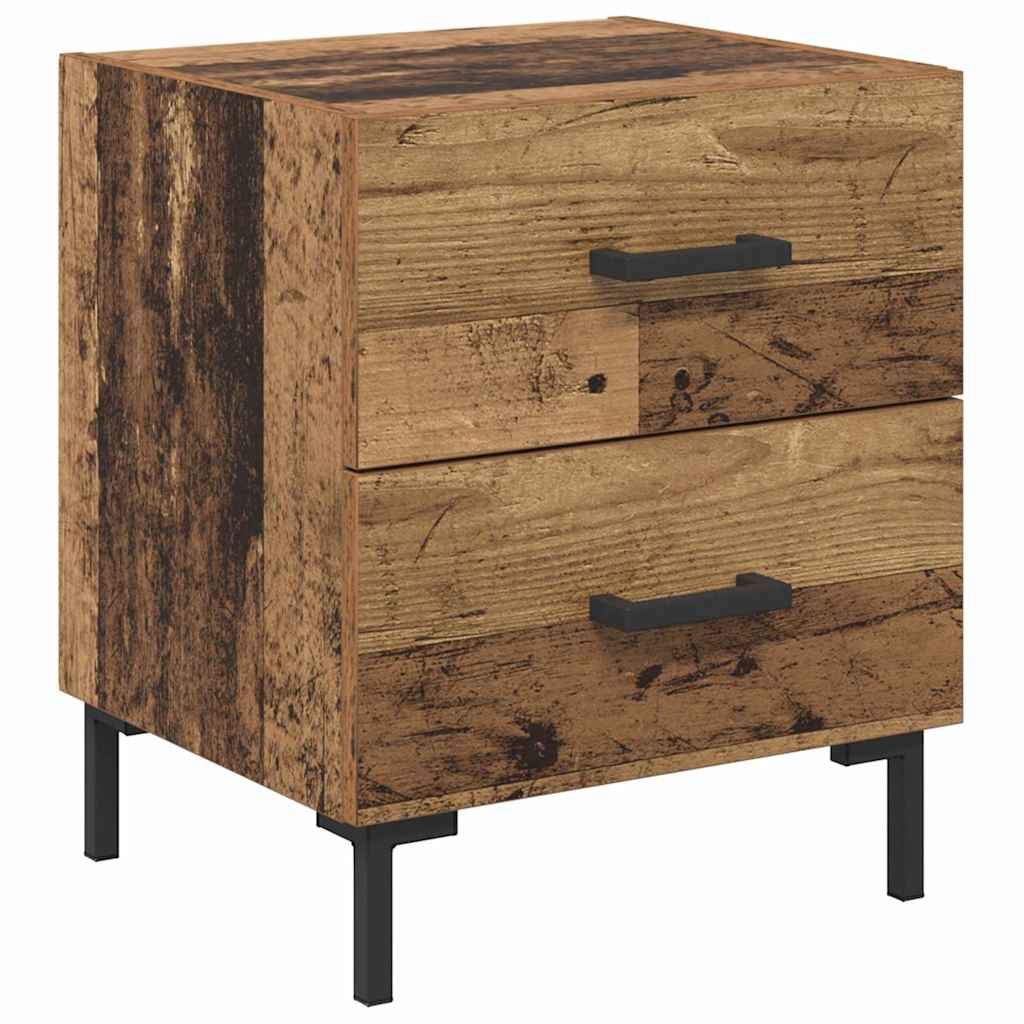 Cabinet de chevet 2 pcs Bois ancien 40 x 35 x 47,5 cm - XIOS