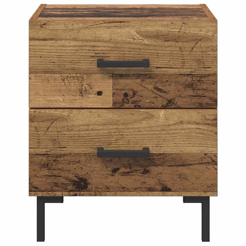 Cabinet de chevet 2 pcs Bois ancien 40 x 35 x 47,5 cm - XIOS