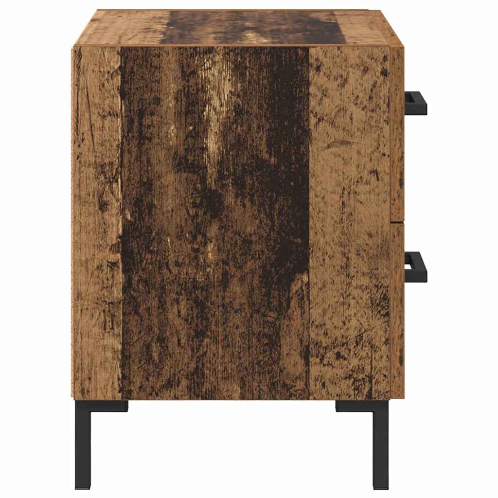 Cabinet de chevet 2 pcs Bois ancien 40 x 35 x 47,5 cm - XIOS