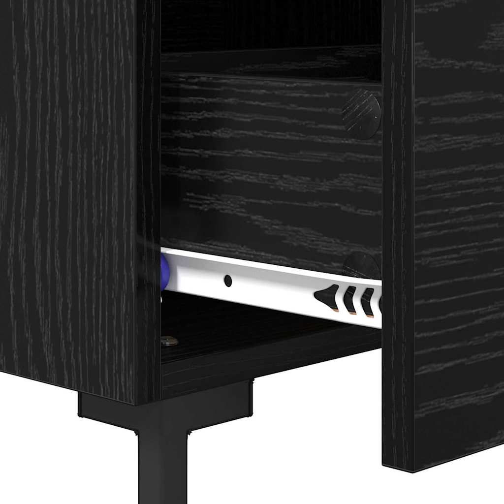 Cabinet de chevet 2 pcs Chêne noir 40 x 35 x 47,5 cm - XIOS