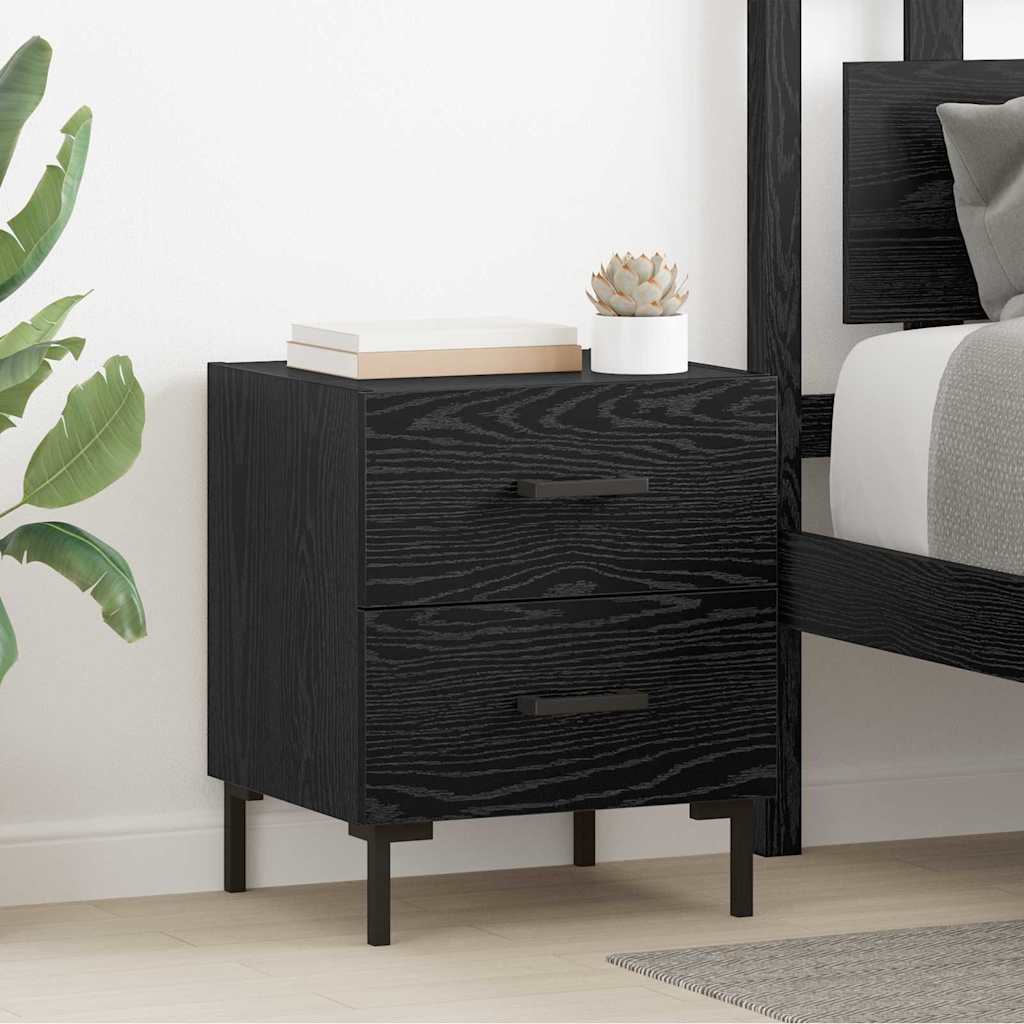 Cabinet de chevet 2 pcs Chêne noir 40 x 35 x 47,5 cm - XIOS
