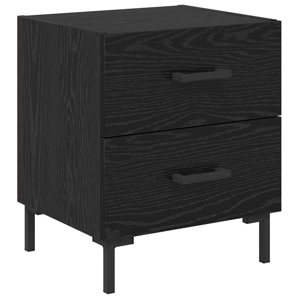 Cabinet de chevet 2 pcs Chêne noir 40 x 35 x 47,5 cm - XIOS