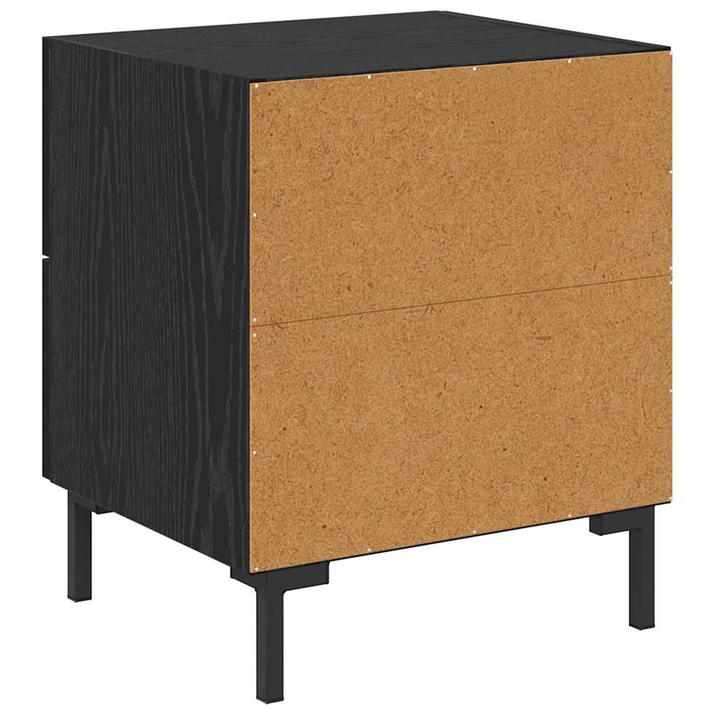 Cabinet de chevet 2 pcs Chêne noir 40 x 35 x 47,5 cm - XIOS