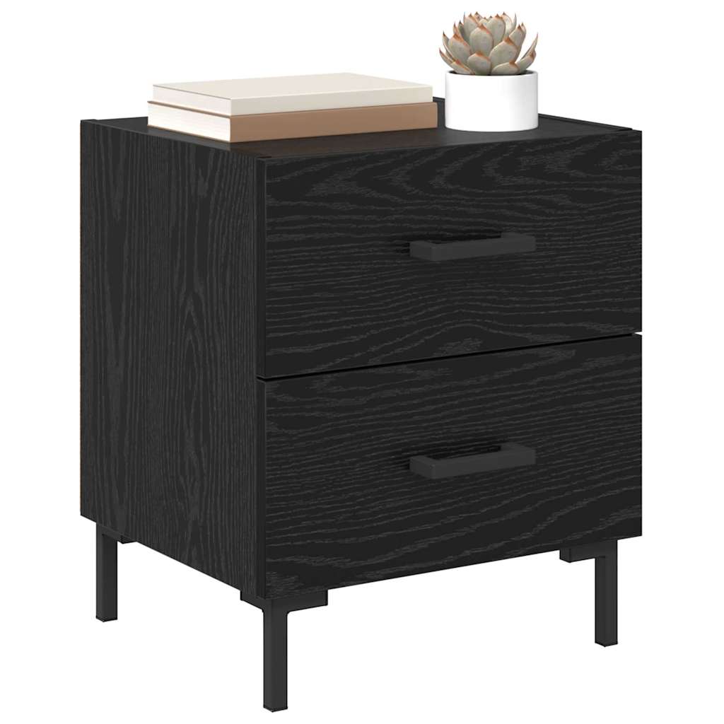 Cabinet de chevet 2 pcs Chêne noir 40 x 35 x 47,5 cm - XIOS