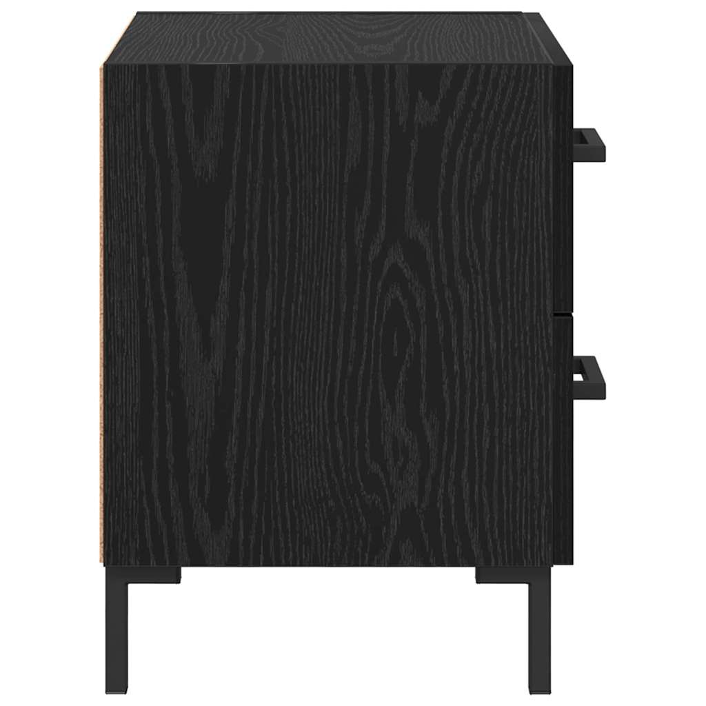 Cabinet de chevet 2 pcs Chêne noir 40 x 35 x 47,5 cm - XIOS