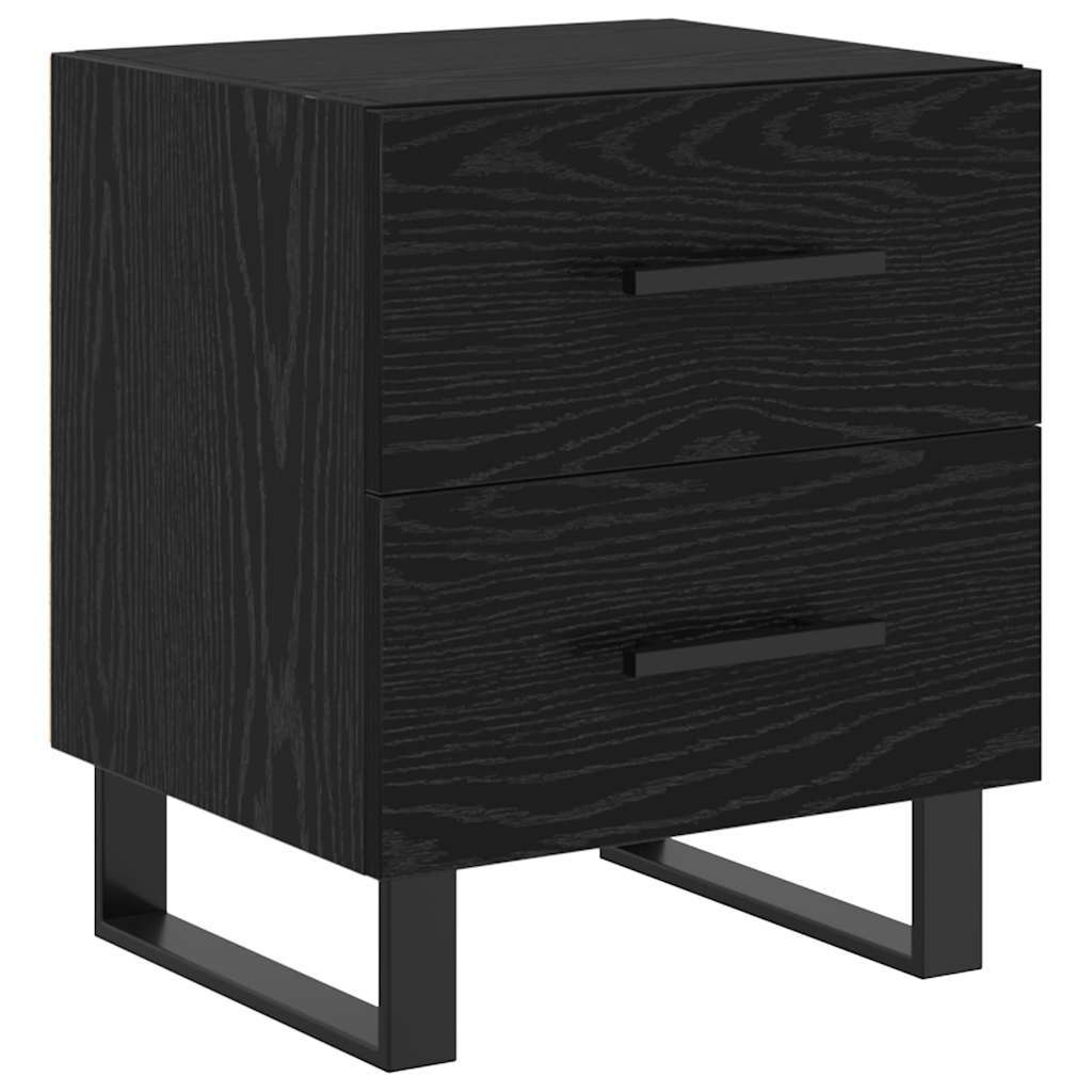 Cabinet de chevet avec tiroir Chêne noir 40 x 35 x 47.5 cm - XIOS