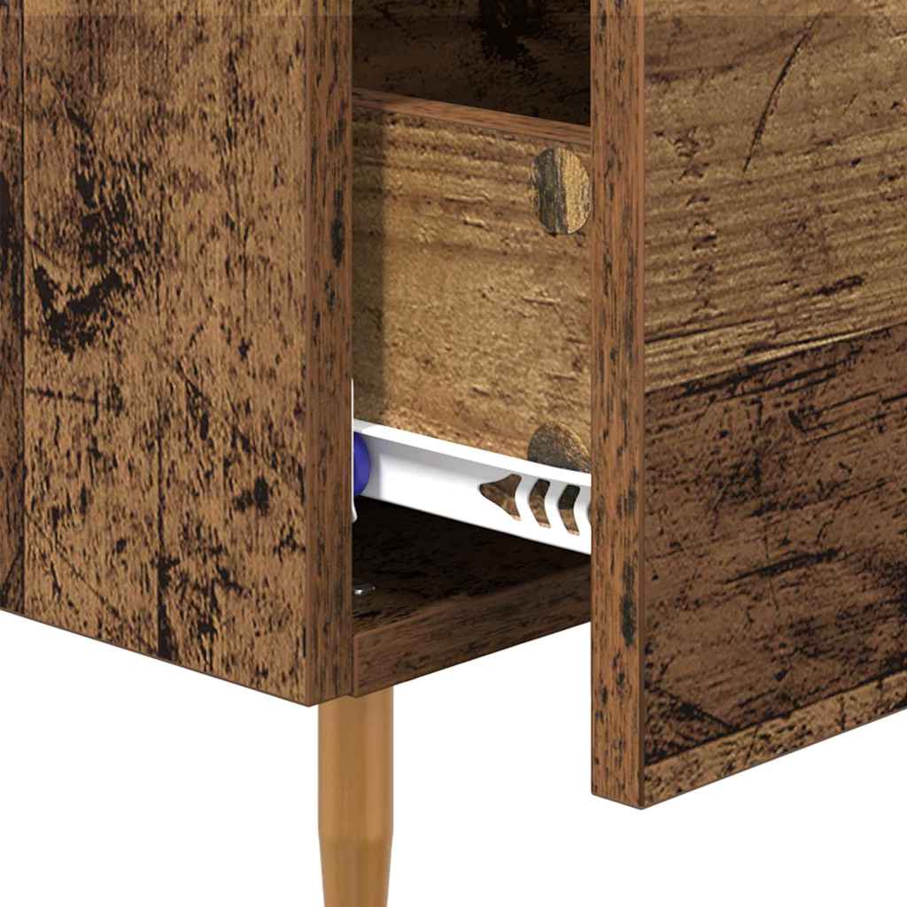 Table de chevet Marron 40 x 35 x 47.5 cm Bois d'ingénierie - XIOS